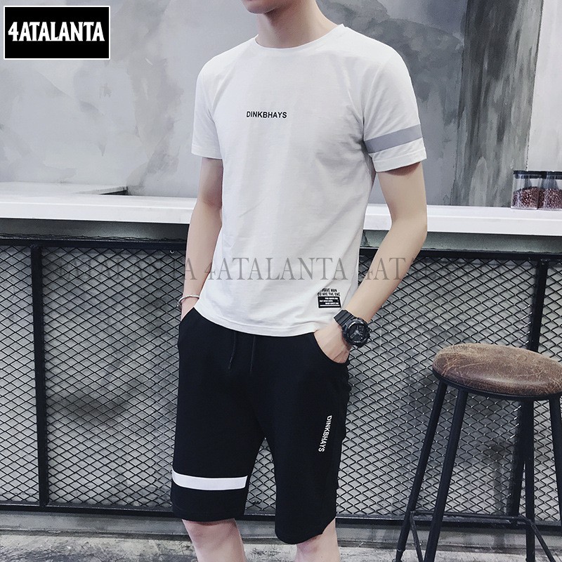 Bộ quần áo thể thao nam thun lạnh  4AT - BTT - 210 năng động – TEXT NGANG NGỰC – 4ATALANTA | BigBuy360 - bigbuy360.vn