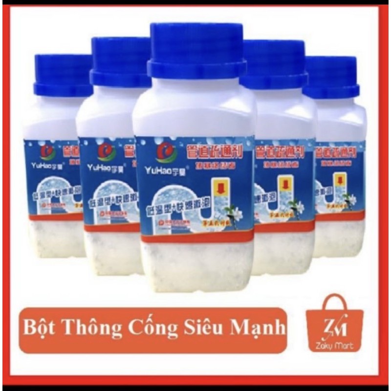 ( Loại Cực Mạnh) ( Hộp Lớn) Bột Thông Tắc Cống, Đường Ống, Bầu Cầu, Bồn Rửa Mặt..... Xử lý triệt để