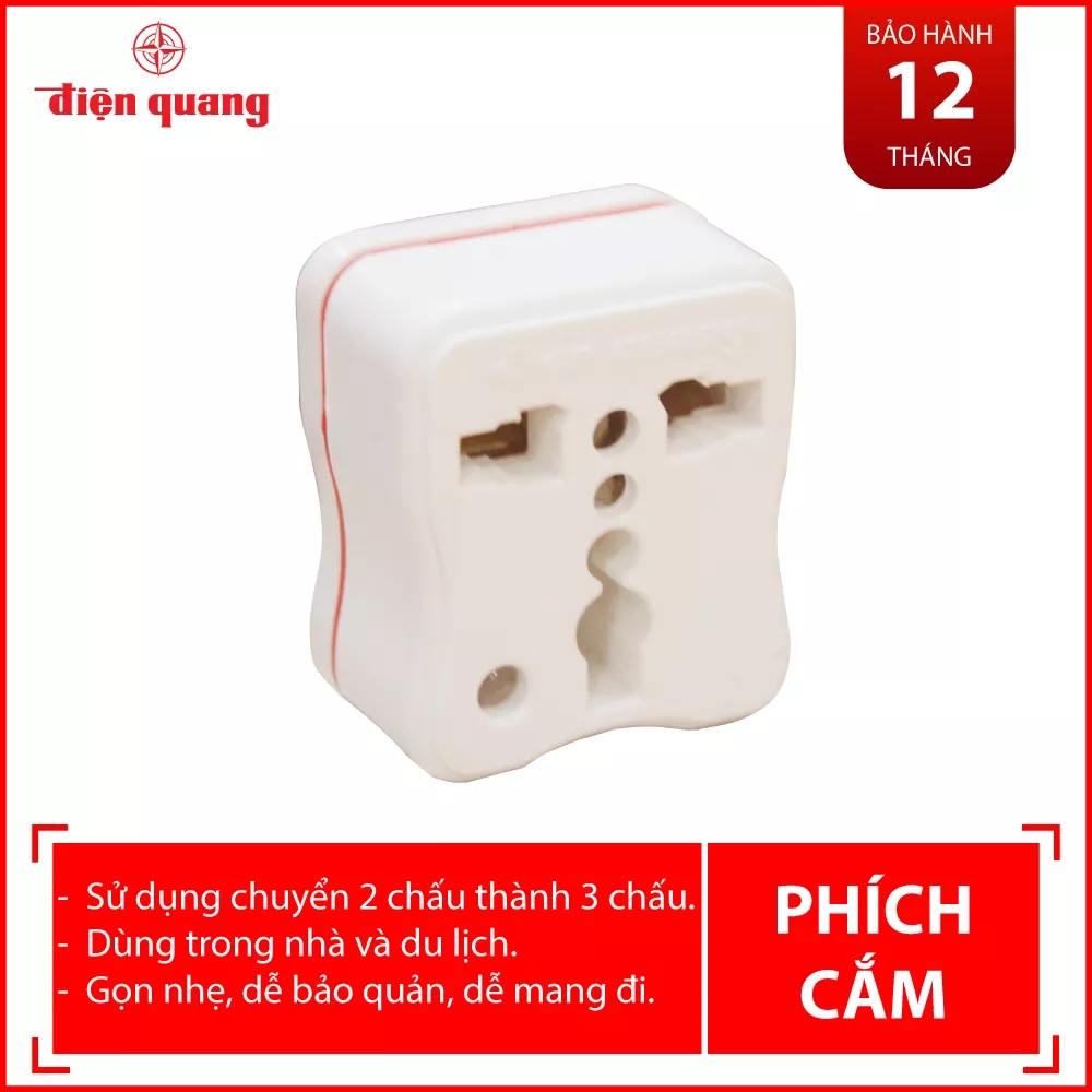 Phích cắm chuyển Điện Quang ĐQ UA2A