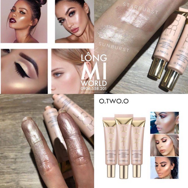 Kem Lót Bắt Sáng O.TWO.O High Light Rose Gold - Best Seller Of O.TWO.O (Nhungshika)