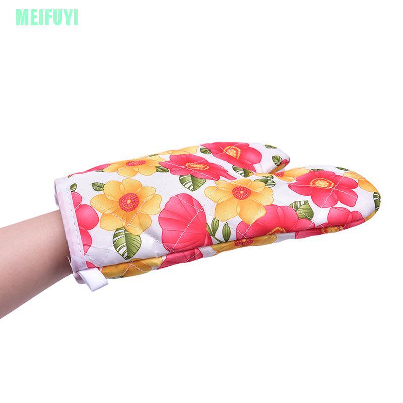 Găng tay nấu ăn cách nhiệt chống trượt tiện dụng dùng với lò vi sóng