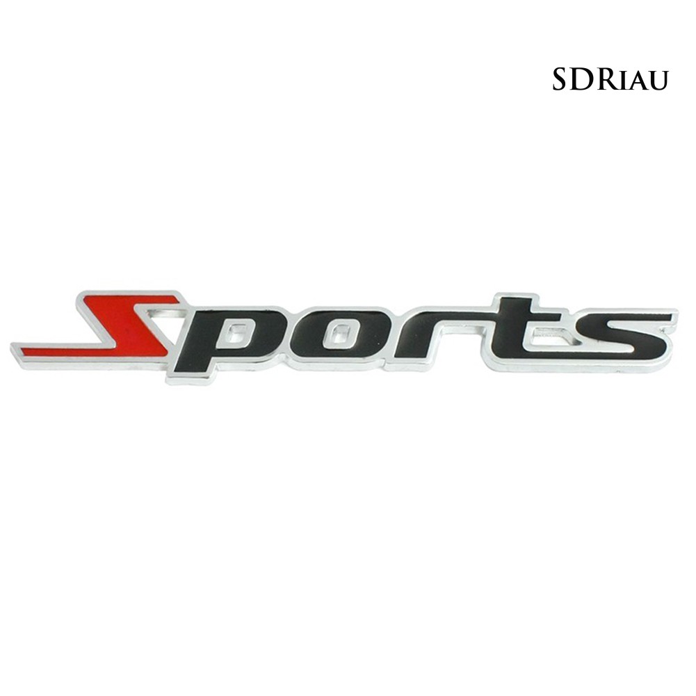 Miếng dán logo 3D kim loại trang trí ô tô