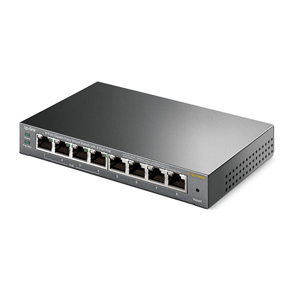 Thiết bị chuyển mạch TL-SG108PE Switch Easy Smart 8 cổng Gigabit với 4 cổng PoE - Bảo Hành 36 Tháng