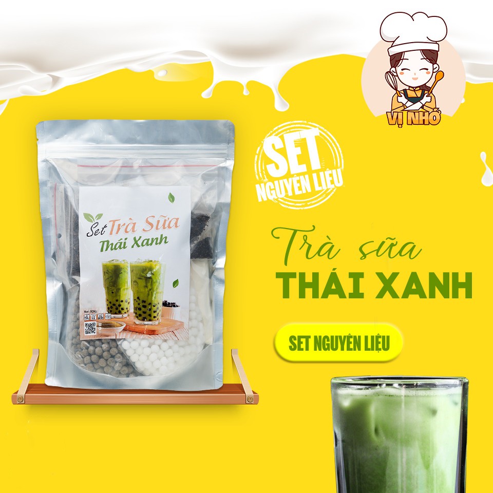 Set Trà Sữa Phúc Long, Thái Xanh, Thái Đỏ ( 35 -40Ly) Tặng Kèm Công Thức - VỊ NHỚ | BigBuy360 - bigbuy360.vn
