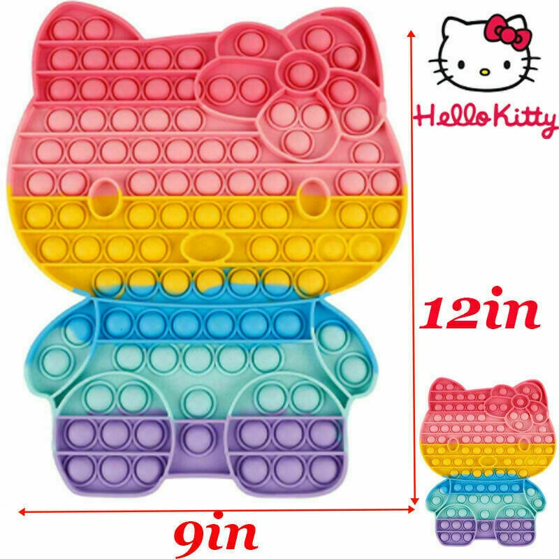 Đồ Chơi Bóp Giảm Căng Thẳng Hình Hello Kitty Bằng Silicone