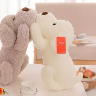 Thú bông Chó trắng nằm