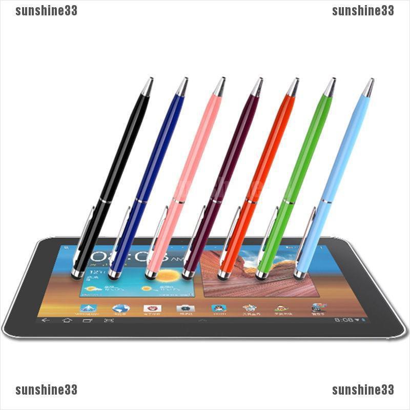 1 / 5 / 10 Bút Bi Cảm Ứng 2 Trong 1 Cho Ipad Iphone Tablet Smartphone