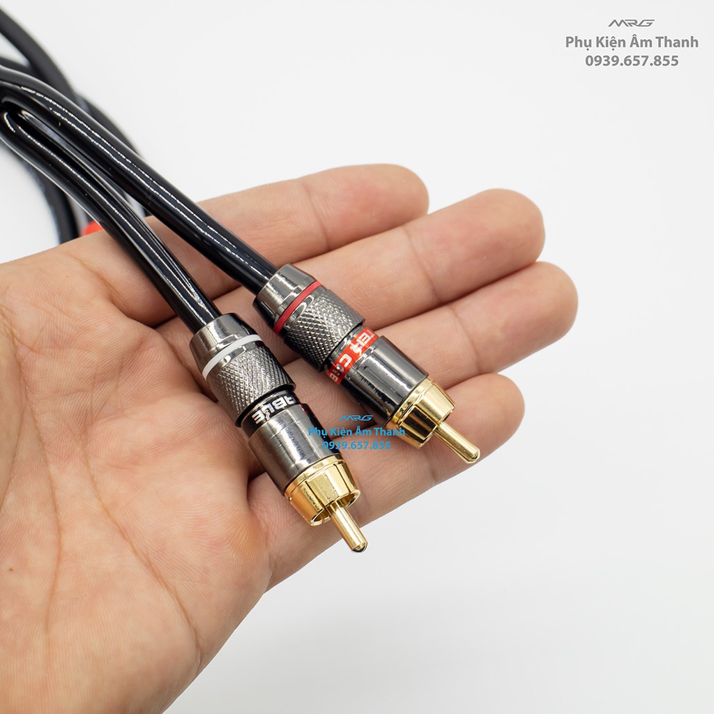 Dây 6Ly Mono Ra 2 AV bông sen, dài 5met-3met-2met-1met MrG.