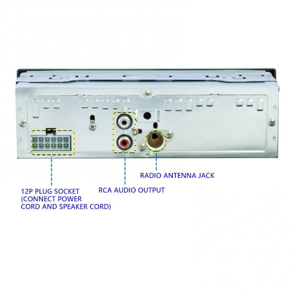 MYRONGVN Máy Phát Nhạc MP3 FM / USB / AUX Tích Hợp Bảng Điều Khiển Dành Cho Ô Tô