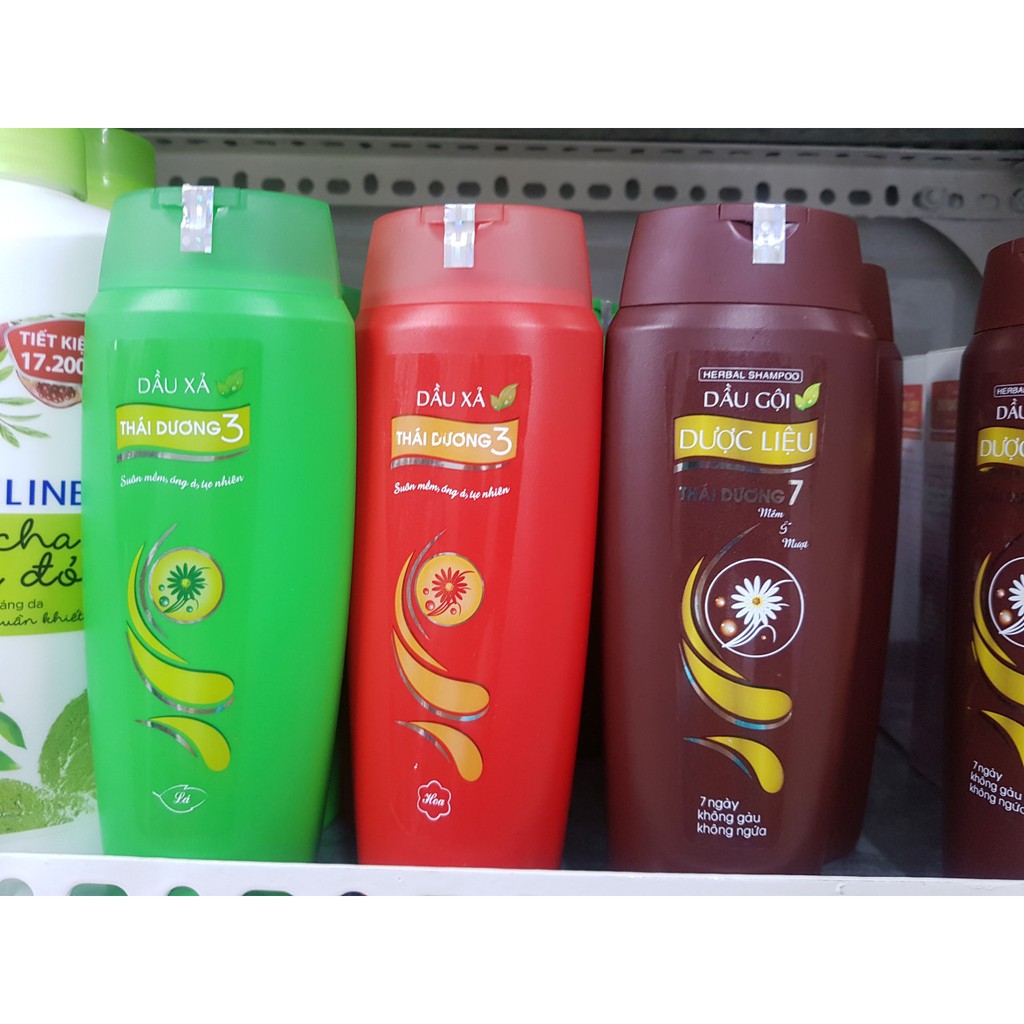 Dầu gội dược liệu Thái Dương 7 NÂU 200ML