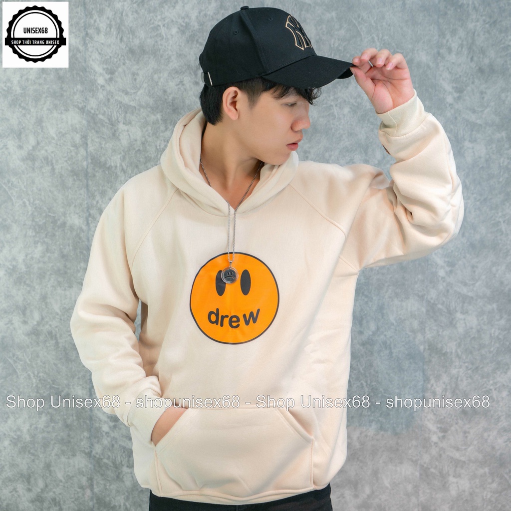 Aó Hoodie drew chất liệu nỉ siêu dày,mũ to 2 lớp cực ấm.