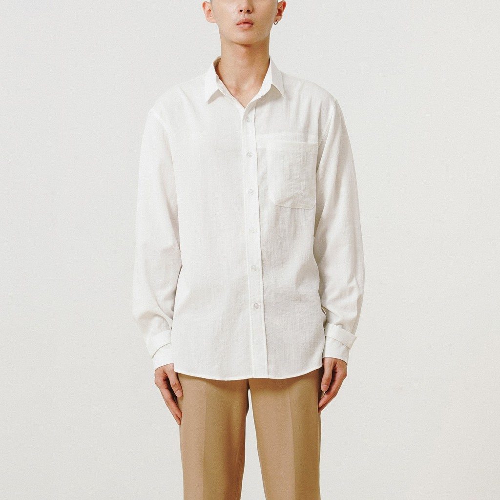 Áo Sơ Mi Dài Tay Cổ Đức Nam Cài Cá UNICUS Innova Shirt | BigBuy360 - bigbuy360.vn