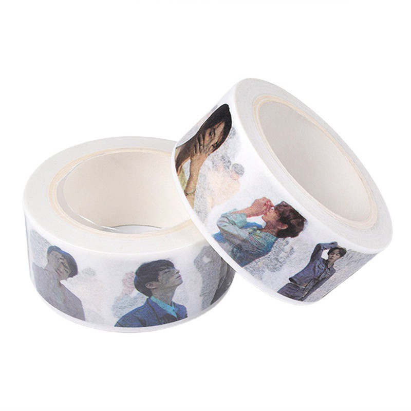 Cuộn băng dính METAGIO in hình nhóm nhạc BTS dễ thương