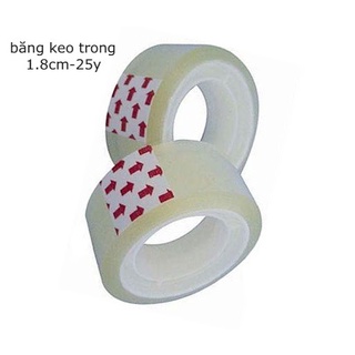 Cuộn băng keo trong và băng keo giấy