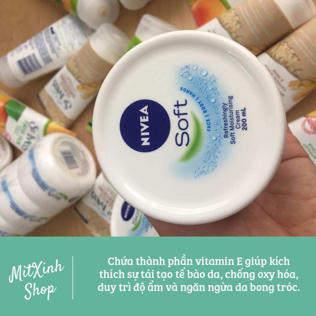Kem Dưỡng Ẩm Nivea Soft toàn thân 200ml - Cam kết hàng chính hãng | BigBuy360 - bigbuy360.vn