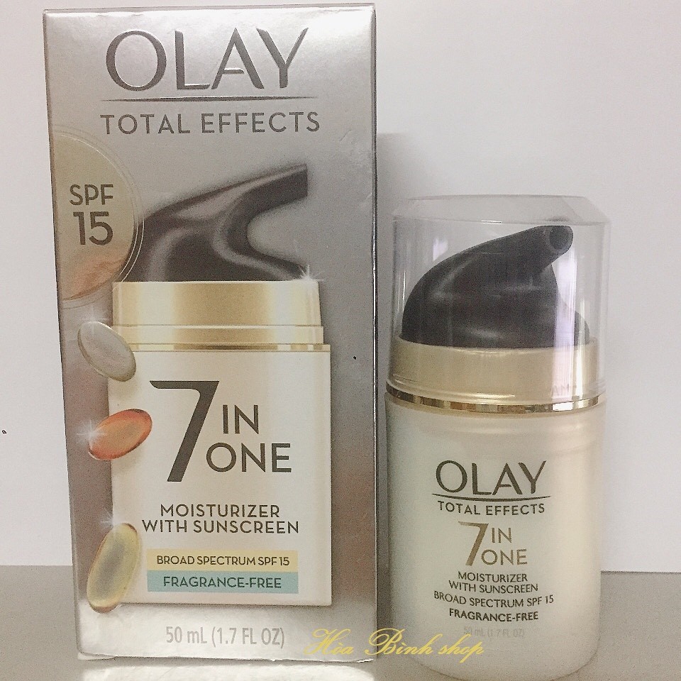 [Hàng USA] Kem dưỡng ẩm chống lão hóa 7 tác dụng Olay Total Effects Moisturizer 7 in 1 (50ml)