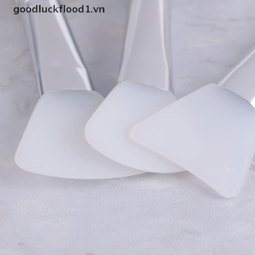 Cọ silicone Đầu Phẳng Chăm Sóc Da Mặt Tiện Dụng