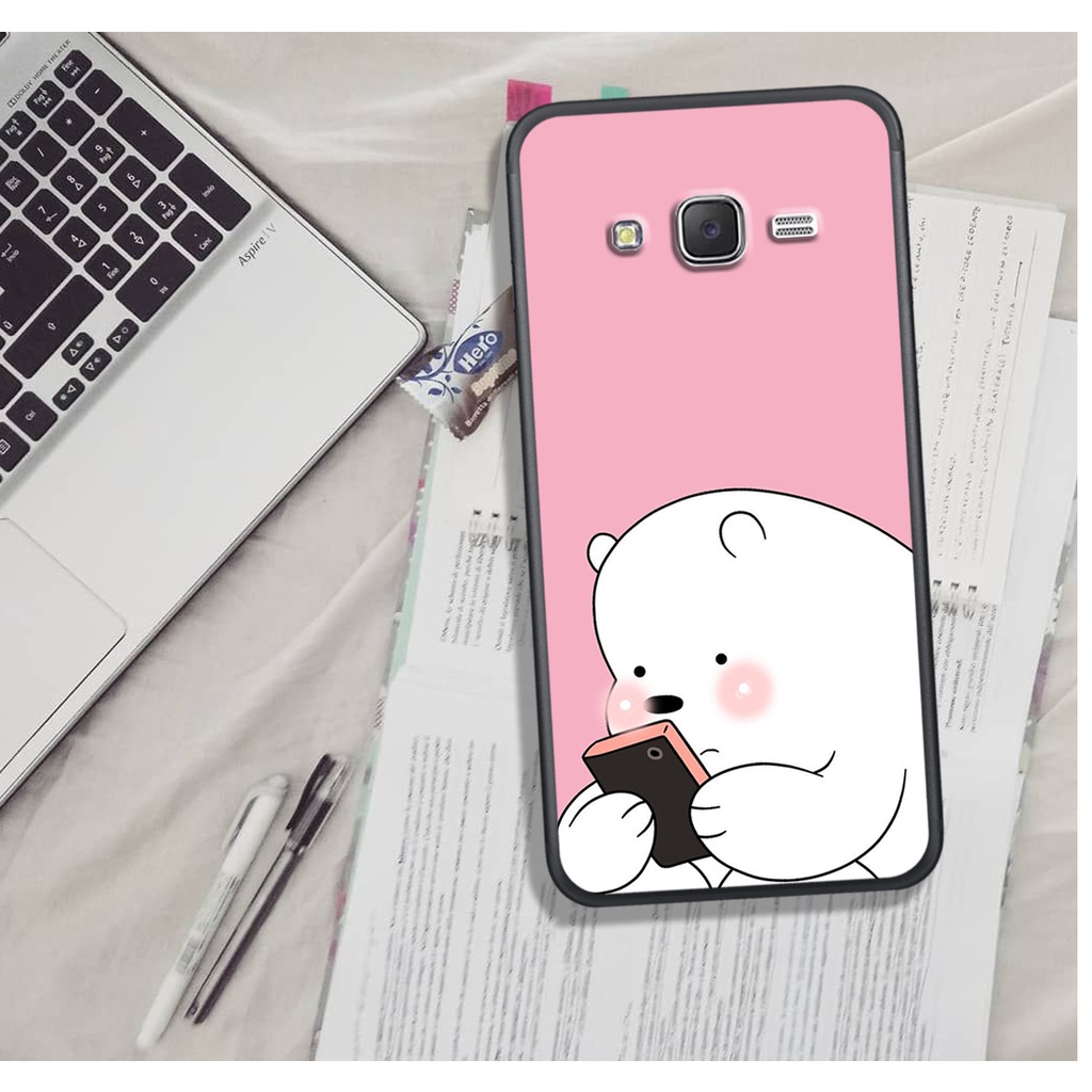 Ốp Lưng SamSung J5 2015/7 2015/J1 2016/J2 Prime. In Hình Gấu Bắc Cực Cute.