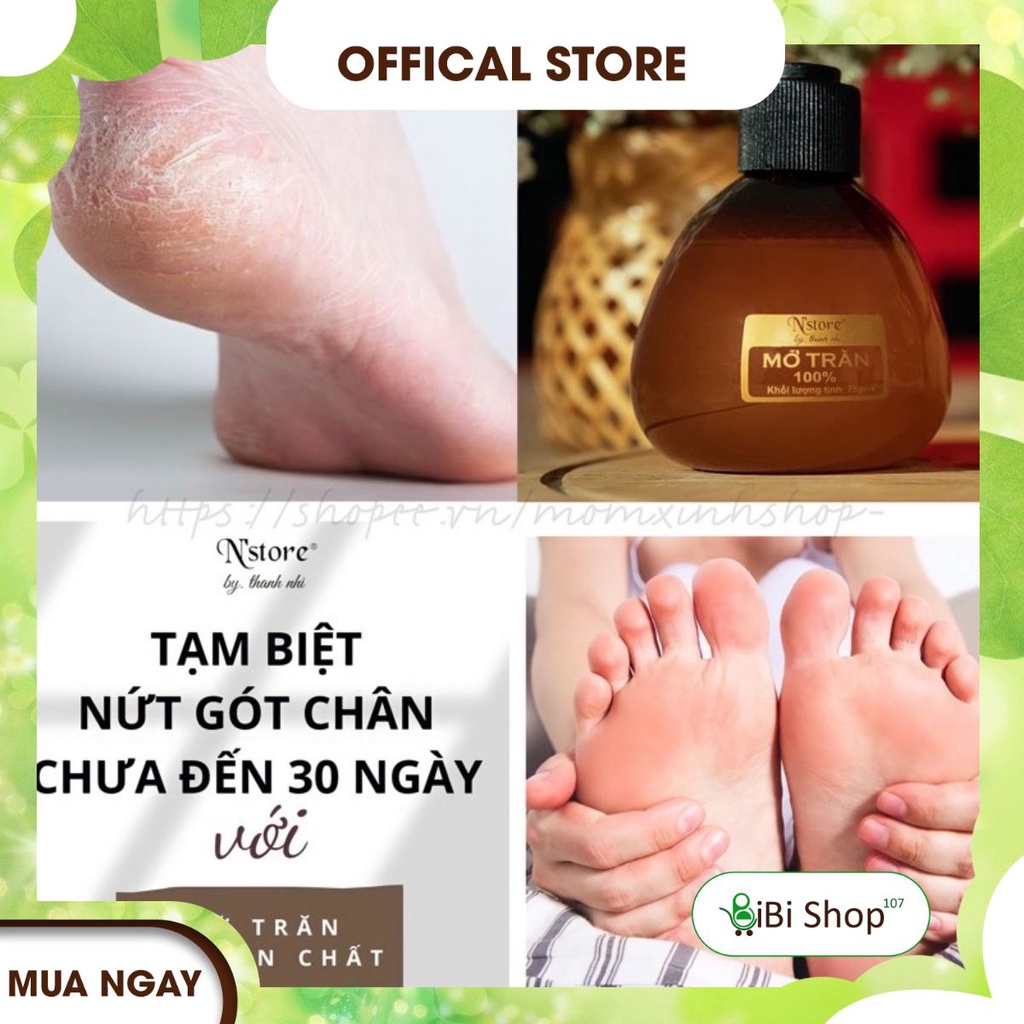 Mỡ trăn nguyên chất làm lành nứt gót chân hiệu quả [CHÍNH HÃNG]