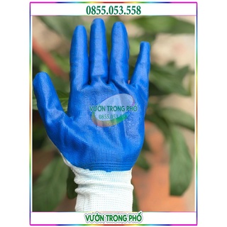 [Rẻ vô địch] BỘ GĂNG TAY LÀM VƯỜN PHỦ CAO SU CHỐNG TRƯỢT, ĐỘ BỀN CAO