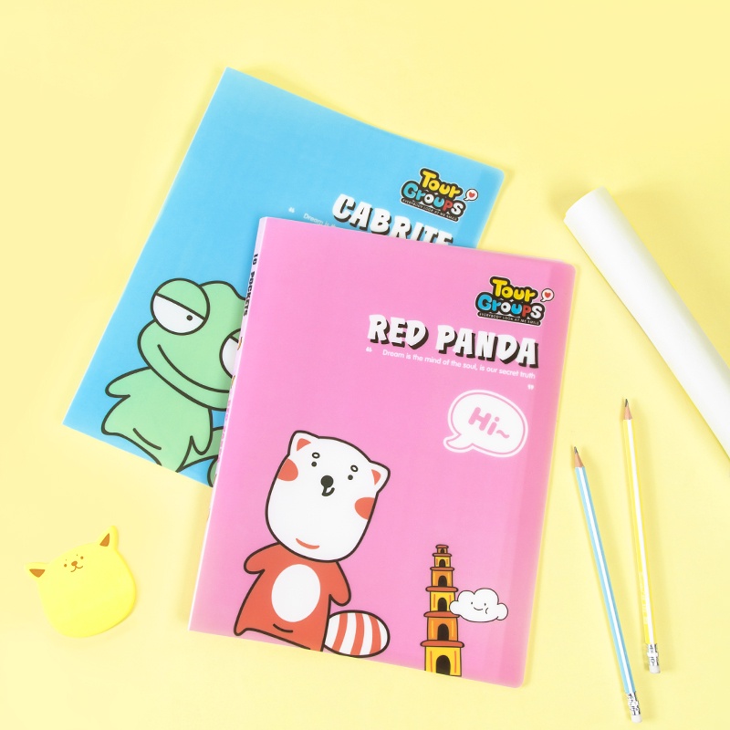 File lá học sinh GuangBo 10-20-30 lá màu hồng/ màu xanh H06021-22-23 Tourgroups