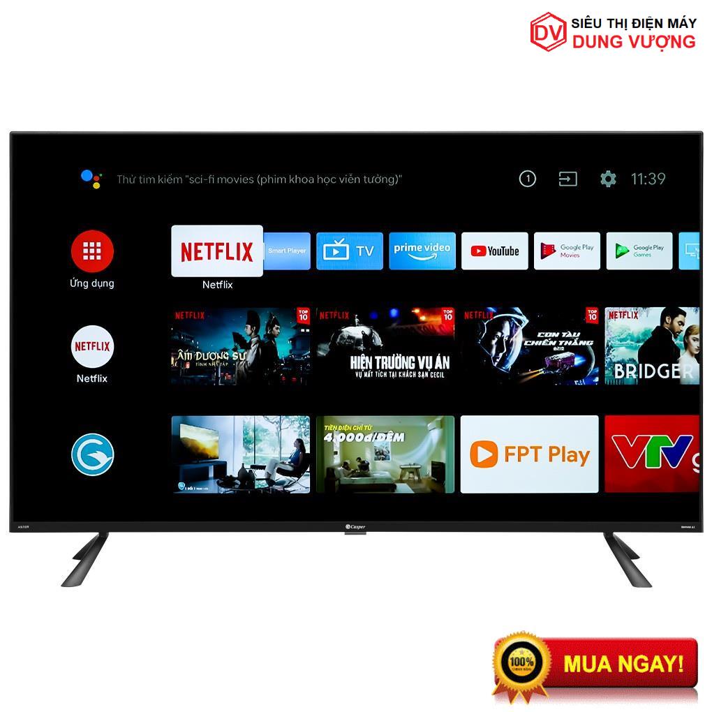 Tivi Casper 50 inch 50UG6100 4k  Mới 2021, Tivi thái lan 50In 4k giọng nói [ Giá siêu Rẻ]