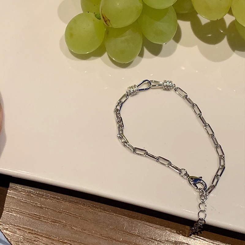 Vòng Tay Dây Xích Thiết Kế Đơn Giản Phong Cách Retro Thời Trang