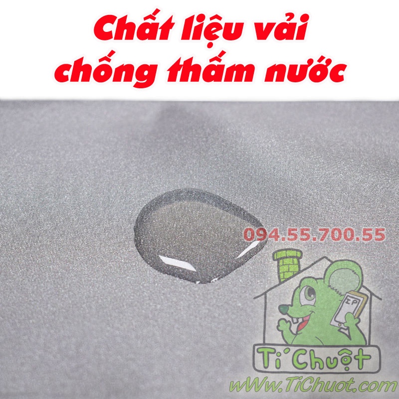 Túi Dây Rút Vải Bóng Chống Thấm Nước Đựng Phụ Kiện Điện Thoại, Pin Sạc Dự Phòng, Tai Nghe