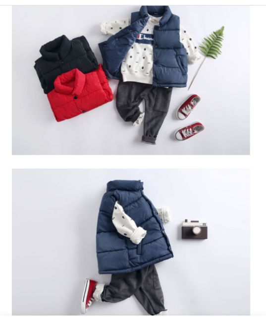 Áo gile phao cho bé