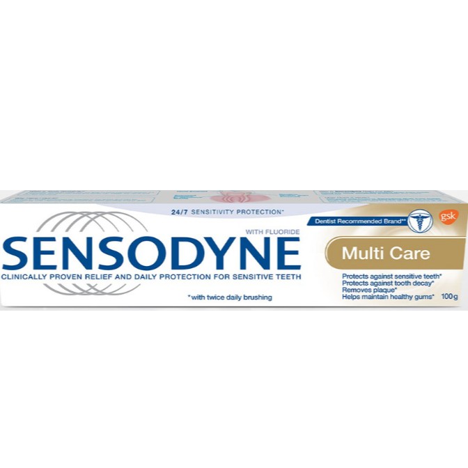 Kem Đánh Răng Sensodyne  Bảo Vệ Toàn Diện Multi Care 100g (Hàng chính hãng)