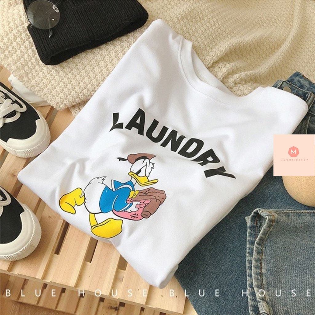 Áo Thun Trơn Cho Bé️👕Siêu Họa Tiết Donal Duck,Pluto,Mickey Cực kì dễ thương dành cho bé từ 6-20kg có sẵn