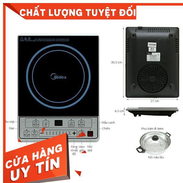 [FREESHIP] BẾP ĐIỆN TỪ MIDEA MI-B2015DE