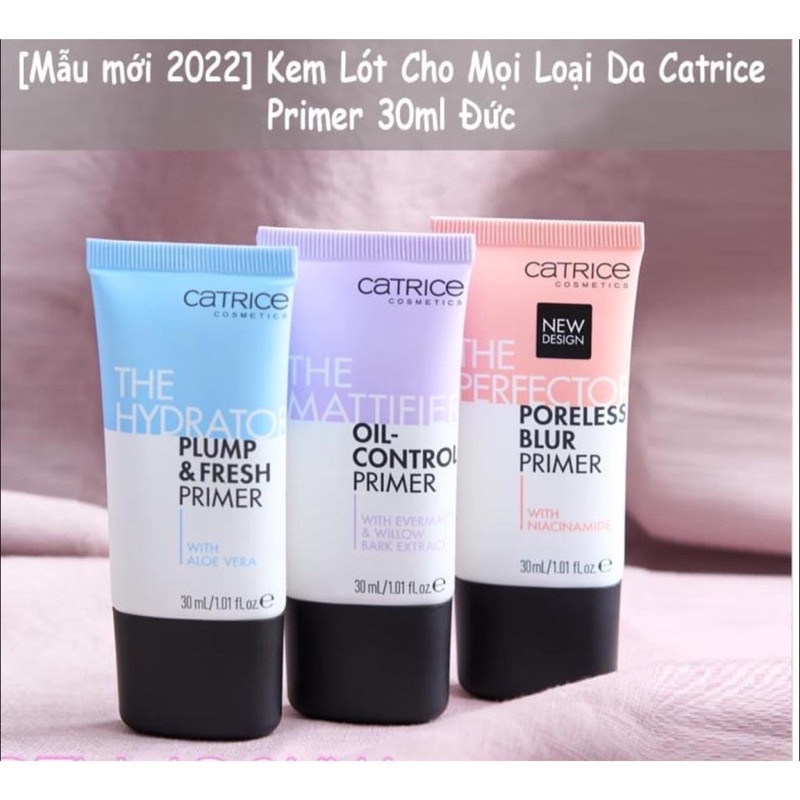 Kem Lót Catrice Prime and Fine Pore Refining Anti Shine Base Siêu Mịn Chính Hãng Phiên Bản Mới Nhất