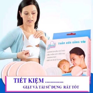 Miếng Lót Thấm Sữa Giặt Được Good Mama Hộp 8 Miếng