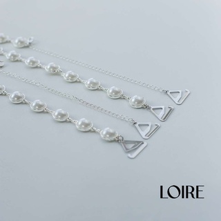 Dây Áo Ngực Kim Loại Đính Ngọc Trai Loirechic DN04