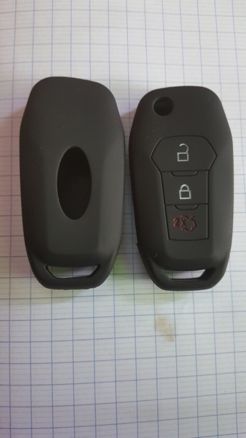 Bao silicone bảo vệ khoá remote key mẫu gập Ford 3 nút