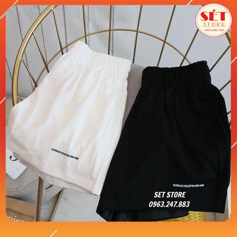 QUẦN SHORT ĐÙI  Thêu chữ SPORTY  ULLZANG NĂNG ĐỘNG - FREESHIP - 2 Màu ĐEN , TRẮNG - KQD132