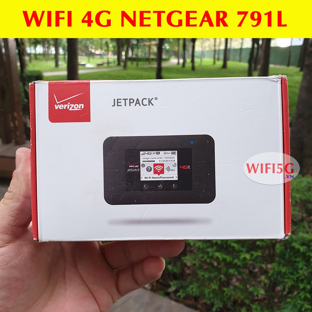 Wifi 4G Netgear 791L - Thương Hiệu Mỹ - Pin 4340mAh Xài Liên Tục Đến 15 Tiếng - Hàng Mới Đẹp