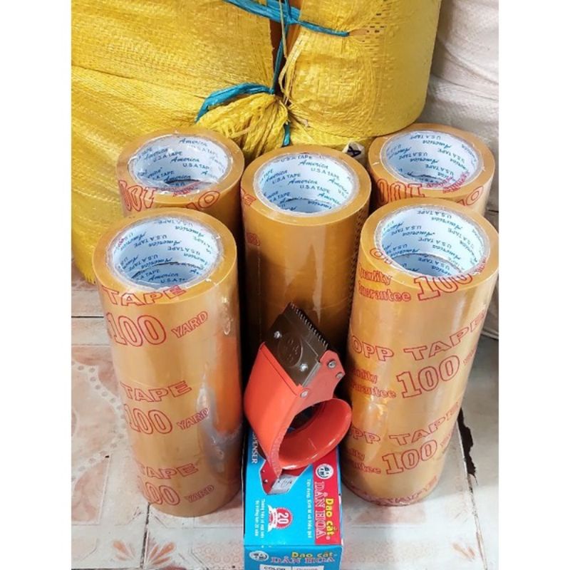 Băng keo đục và loại trong dáng thùng hàng 2Y