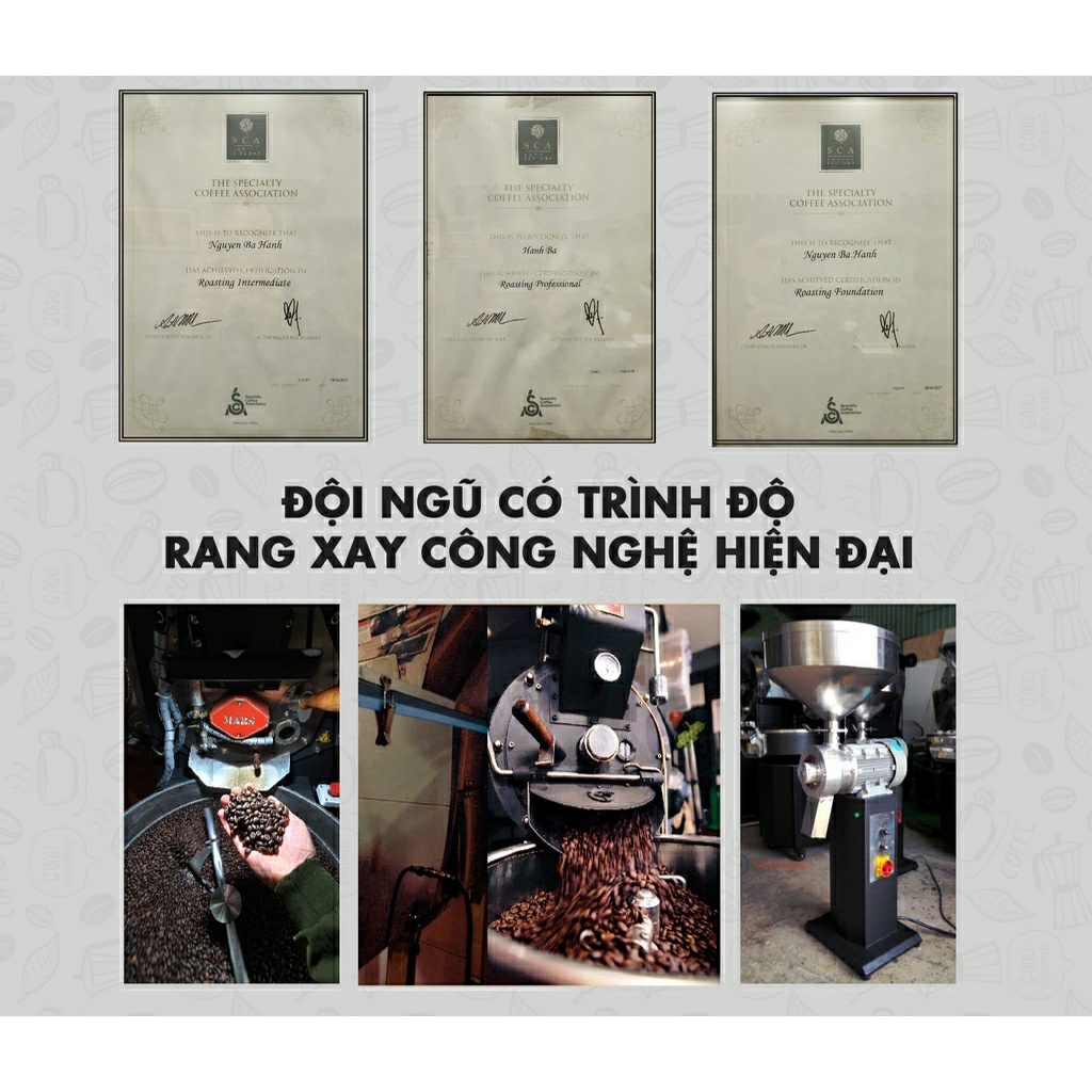 Cà phê trộn Robusta-Arabica-Moka Đắk Lắk -  Cafe rang mộc nguyên chất pha phin, Cafe trộn nguyên chất 1kg