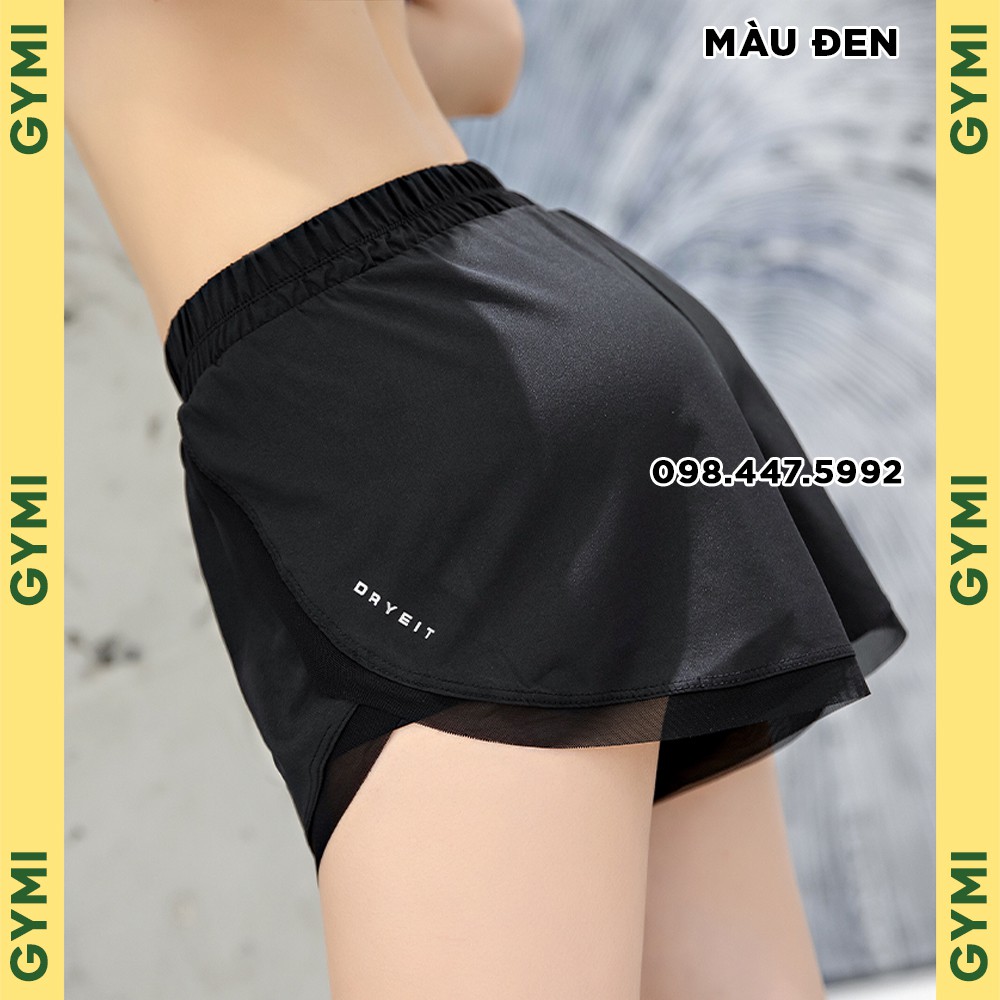 Quần Short Nữ QS02 Tập Gym, Yoga Siêu Hot, Quần 2 lớp chất liệu cao cấp thoải mái hoạt động thể thao