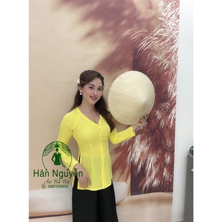 Áo Lẻ Bà Ba Voan Cổ Tim