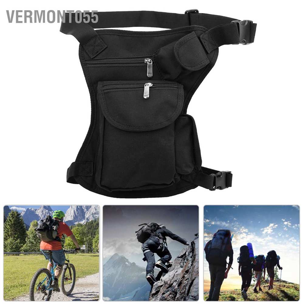 Có thể bán buôn Túi đeo chân/ đeo hông bằng nylon sức chứa lớn đa năng cho thể thao ngoài trời vermont055 Hàng giao ngay