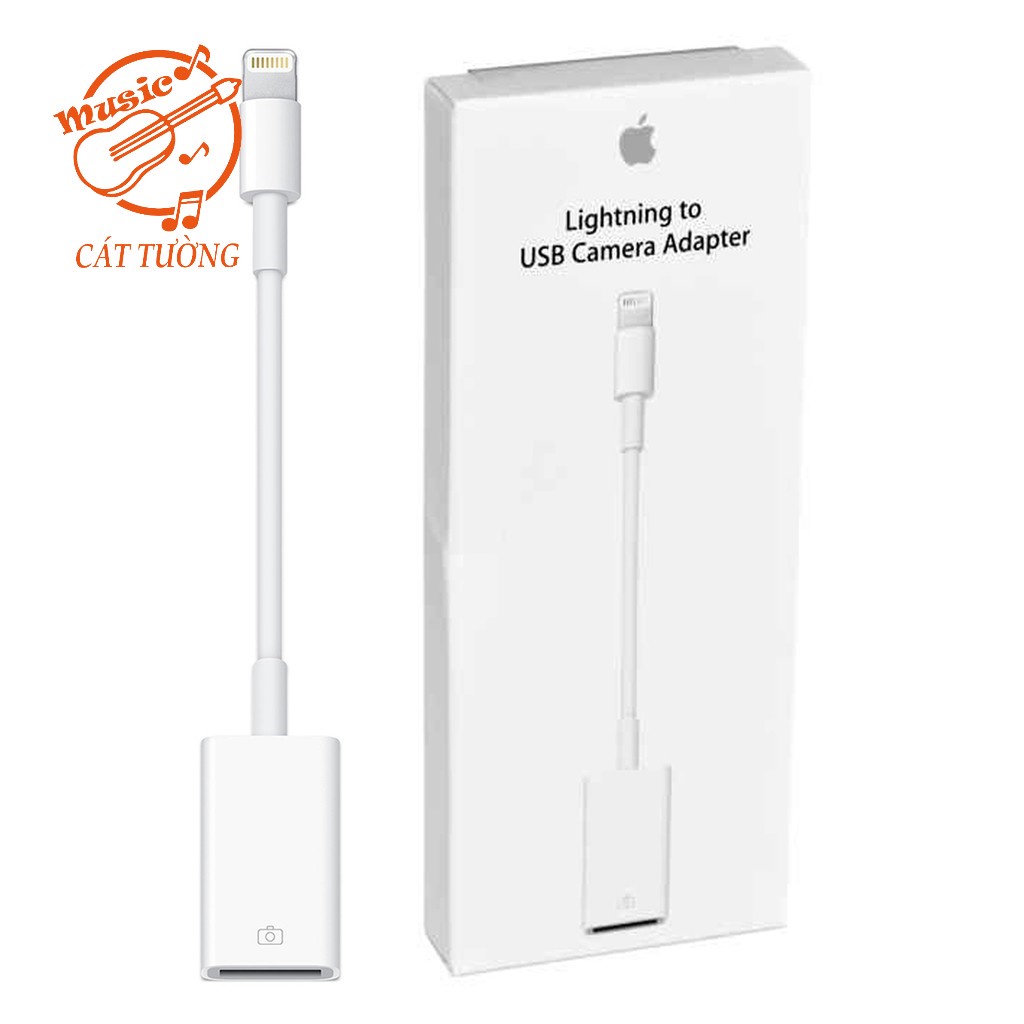 Chính Hãng] Cáp OTG Lightning to USB Camera Adapter kết nối Đàn Organ,  Piano, Midi Keyboard với iPhone, iPad iOS | Shopee Việt Nam