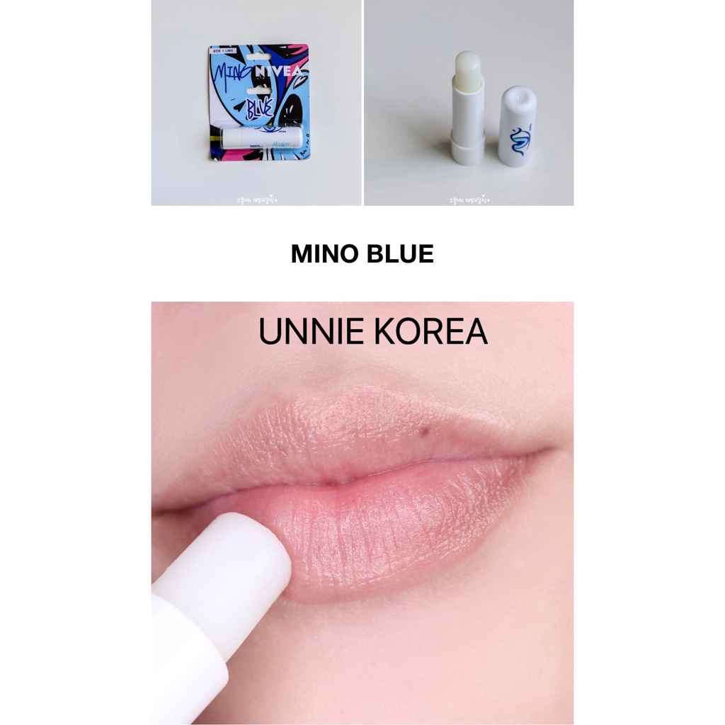[Nivea-dưỡng môi] Son dưỡng NIVEA LIPBALM phiên bản MINO EDITION Hàn Quốc