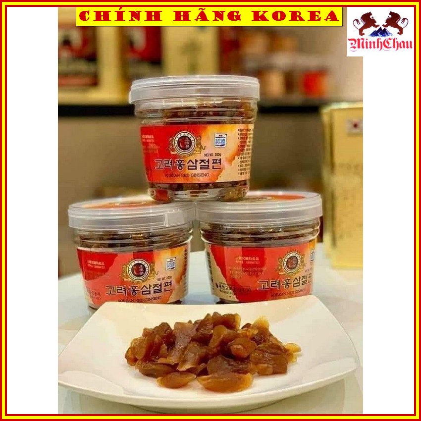 Hồng Sâm Lát Mật Ong 6 Năm Hàn Quốc, Hộp 200gr, minhchau