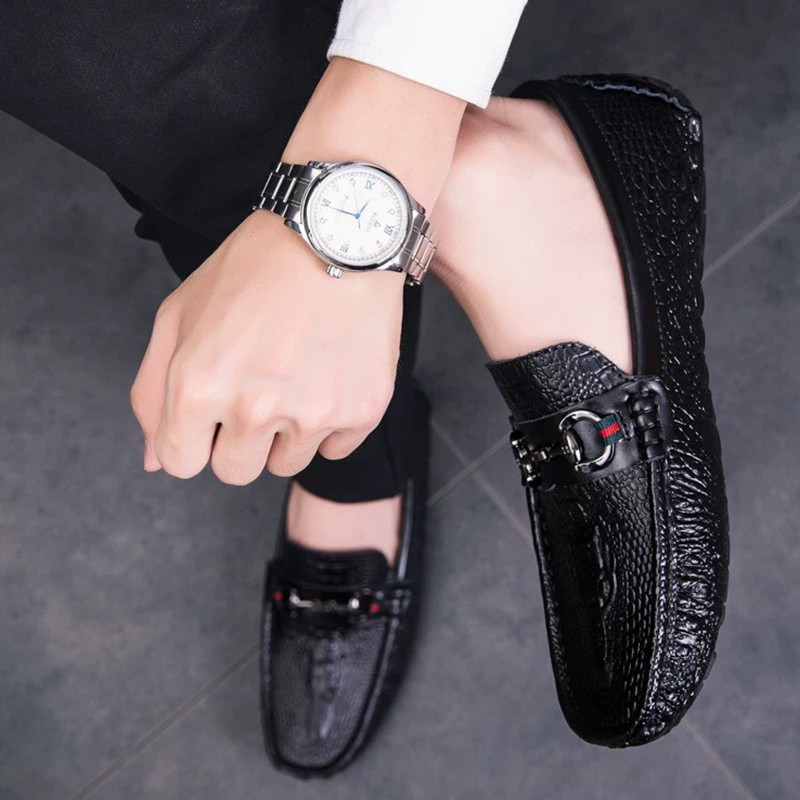 giày mọi, giày lười nam da bò [ĐCS]