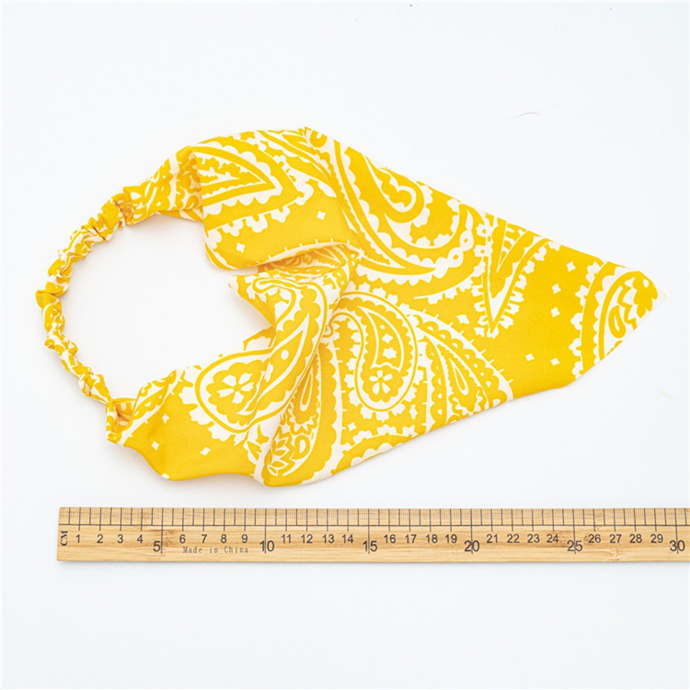 Băng Đô Turban Co Giãn In Họa Tiết Tam Giác Nhiều Màu Sắc Cổ Điển Thời Trang Cho Nữ