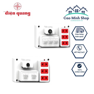 Bảng điện nổi V2/V3 Điện Quang chịu tải cao, chống cháy, tự ngắt khi quá tải, cao cấp, chính hãng - Cao Minh Shop