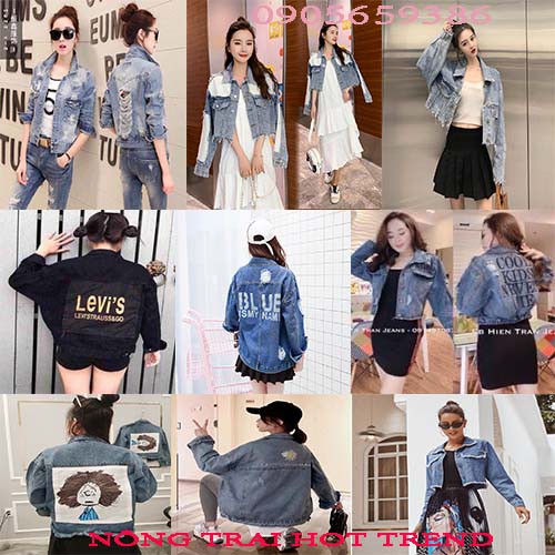 Áo khoác jean nữ đa dang nhiều mẫu trend dành cho tuổi teen ''40-63KG'' [HÀNG TREND 2020]